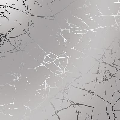 Зеркало декоративное “Треснувший лед” серебро