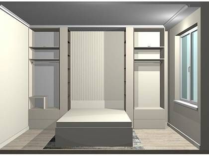 8.4. Спальня в стиле модерн на заказ - «КУПЕ»