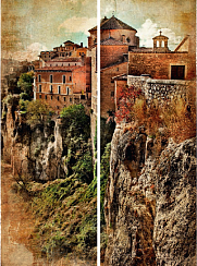 Кирпичное здание на камнях 092.2