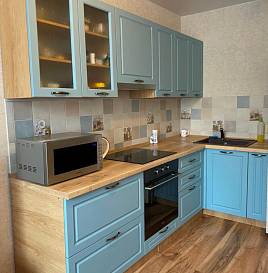 1.55 Угловая кухня в скандинавском стиле