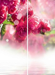 Розовые цветы 014.2