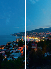 Вечерний вид на город 104.2