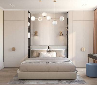 8.4. Спальня в стиле модерн на заказ - «КУПЕ»