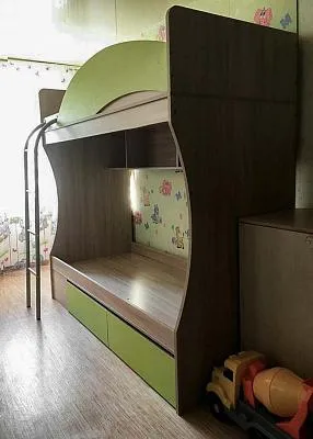 Проект №18. Двухъярусная детская кровать по индивидуальным размерам