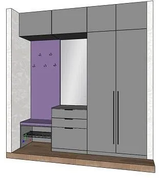 7.3 Прихожая в современном стиле - «КУПЕ»